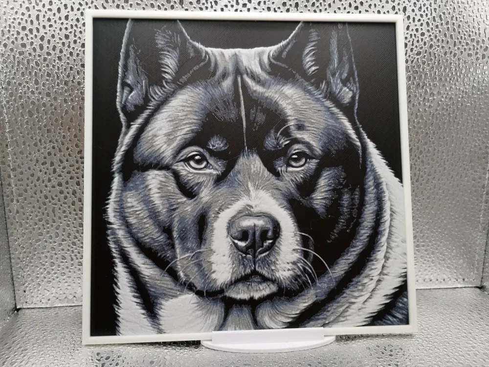 American Akita Hueforge by Borishotch Industries HueForge model: American Akita Hueforge by Borishotch Industries