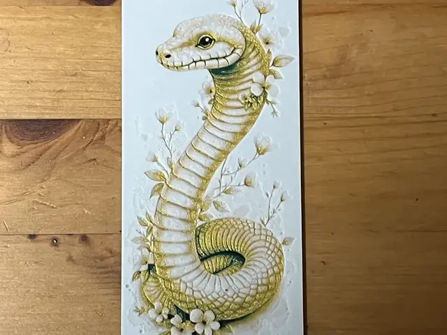 HueForge model: Larger Size snake bookmark by Morganja