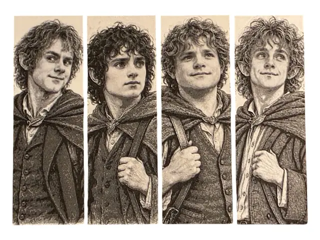 HueForge model: The Hobbits Bookmark Collection by The SkyLab 3D