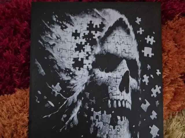 jigsaw skull hueforge