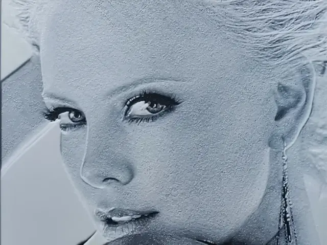 HueForge model: Charlize Theron HueForge 4 Color by BoDad
