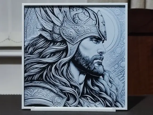 HueForge model: Ornate Viking - HueForge 2 Color by BoDad