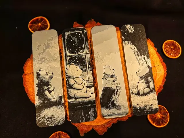 HueForge model: Winnie The Pooh bookmark set by EternalDesigns3D