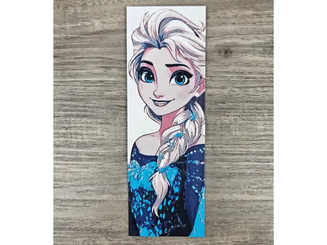 HueForge model: Elsa Bookmark by BusyKikiBee