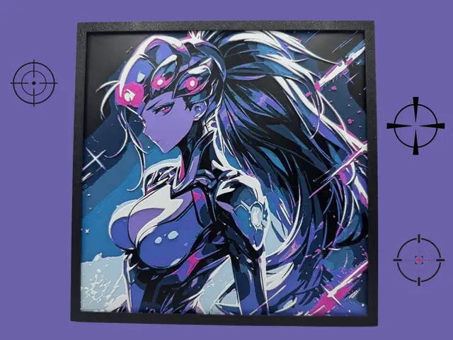 HueForge model: Widowmaker - Overwatch Hueforge by Canadian Gamer