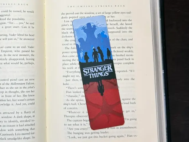HueForge model: Stranger Things Bookmark by Artful Creator