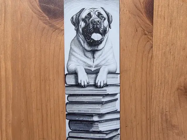 HueForge model: Mastiff Bookmark by Morganja