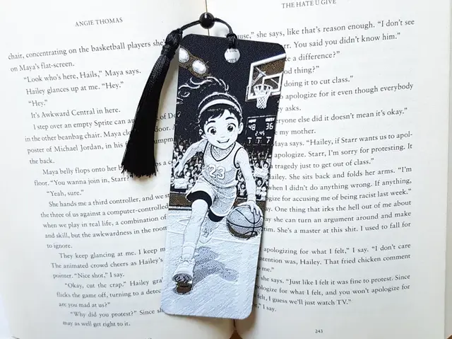 Bookmark, Basketball Player, Girl