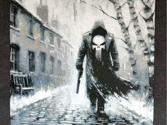 Walking punisher HueForge