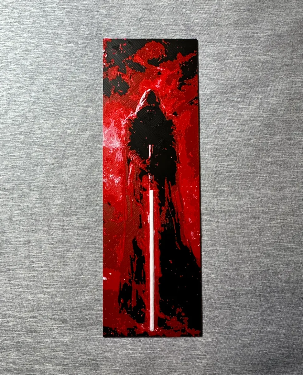 Sith Lord Red Lightsaber Hueforge Bookmark 2 sizes by Hey Ben HueForge model: Sith Lord Red Lightsaber Hueforge Bookmark 2 sizes by Hey Ben