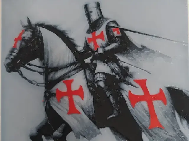 HueForge model: Templar Horse by 3Dprintsbar