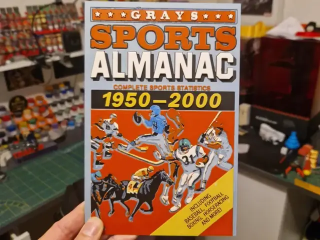 HueForge model: Back To The Future Hueforge - Sports Almanac by Dakiren