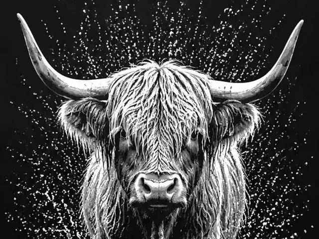 HueForge model: Bookmark highland cow /collectible card EASY PRINT by Hueforge Maker