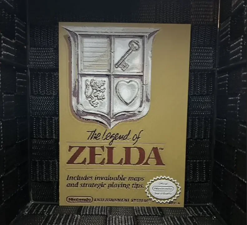 Hueforge Game Poster - The Legend of Zelda - by JoDau HueForge model: Hueforge Game Poster - The Legend of Zelda - by JoDau