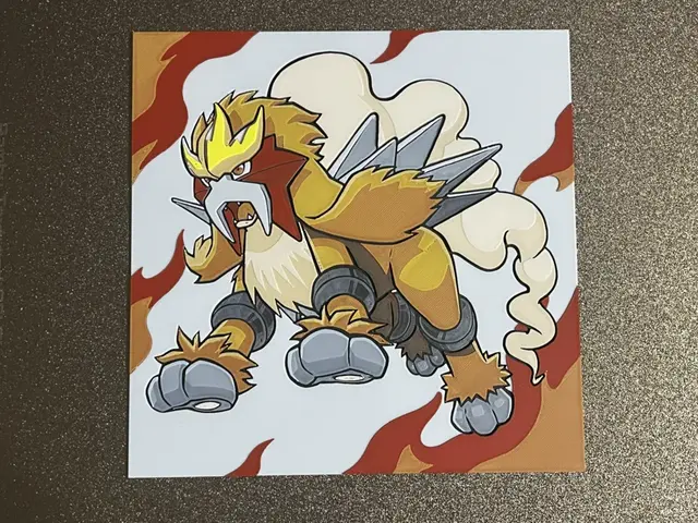 HueForge model: Entei Pokemon Hueforge by FantasyZ