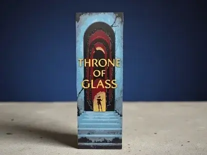 Throne of Glass 50mm by 150mm Bookmark