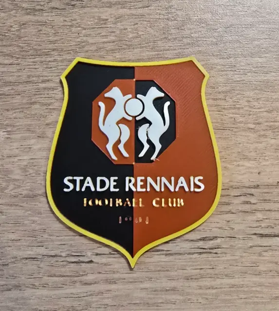 HueForge model: Stade Rennais Football Club Logo by Kactus Fpv