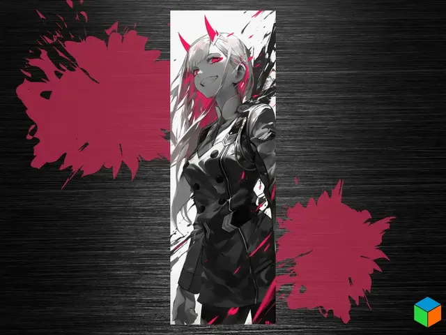 HueForge model: Zero Two Bookmark – Darling in the Franxx by 3D Prints By Vic