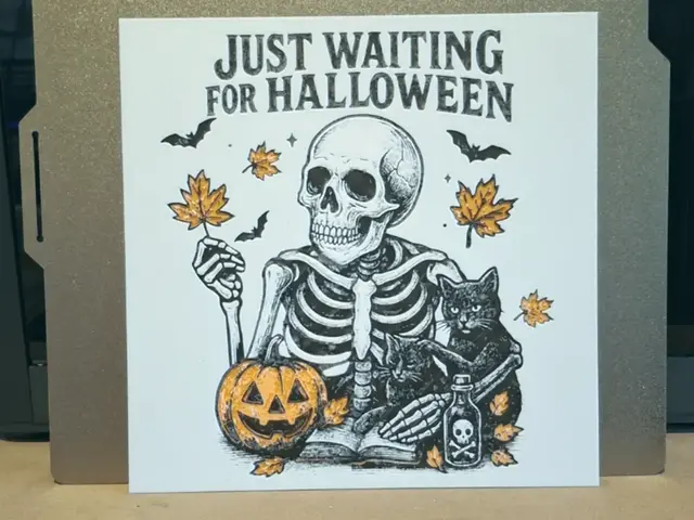 HueForge model: Waiting for spooky season - Halloween hueforge by 3dGlow