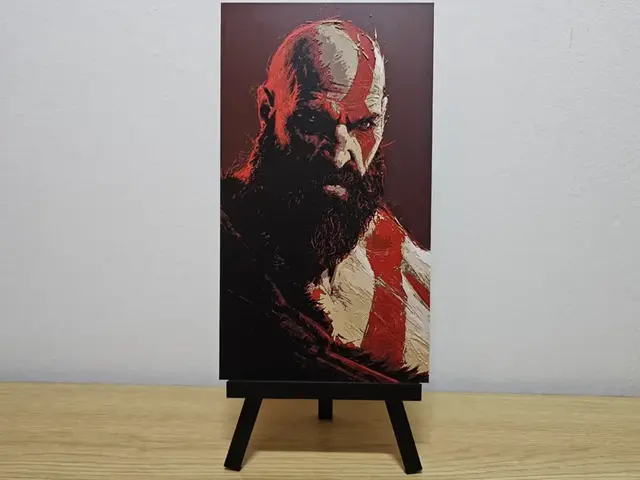 HueForge model: Kratos God Of War Hueforge by Opao