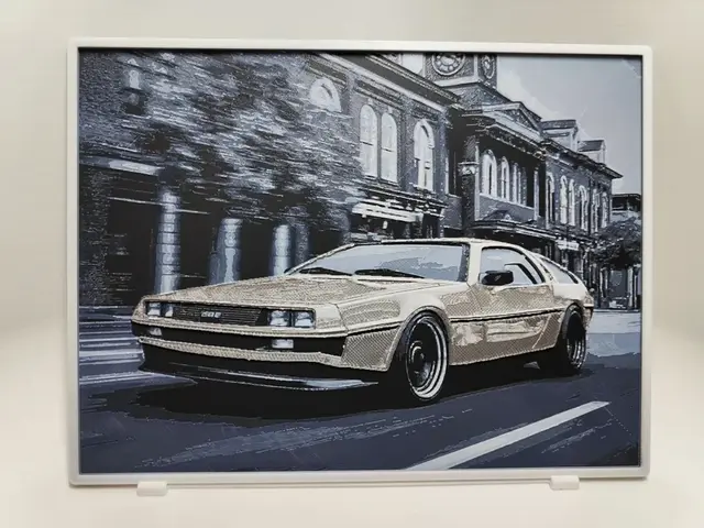HueForge model: DeLorean DMC-12 - Hueforge by BeaN