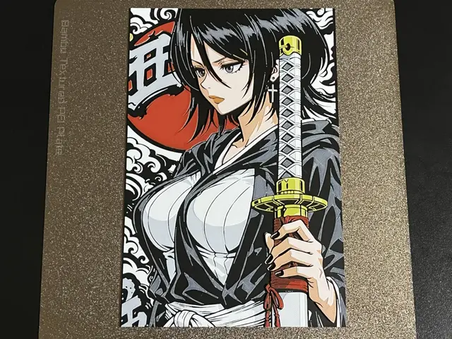 HueForge model: Rukia Bleach Hueforge by FantasyZ
