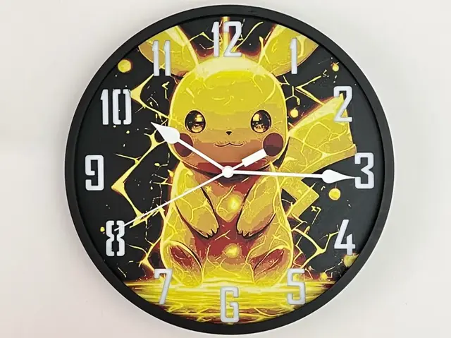 HueForge model: Customizable Clock - Pikachu by 3djd