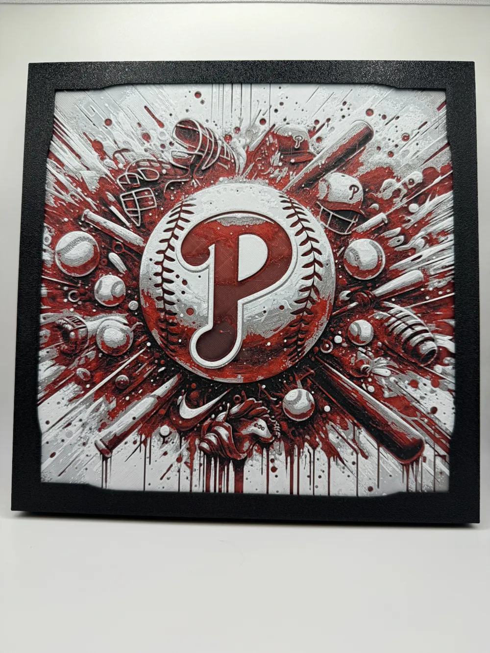 Philadelphia Phillies - MLB Hueforge by Canadian Gamer HueForge model: Philadelphia Phillies - MLB Hueforge by Canadian Gamer