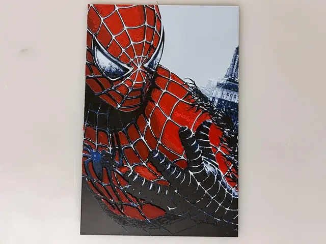 HueForge model: Spiderman Beginning Symbiote to Venom by 3djd