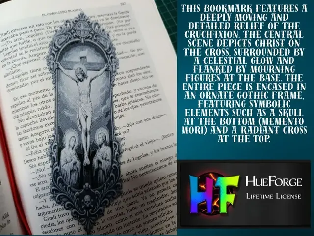 HueForge model: The Crucifixion Bookmark by FYTY112