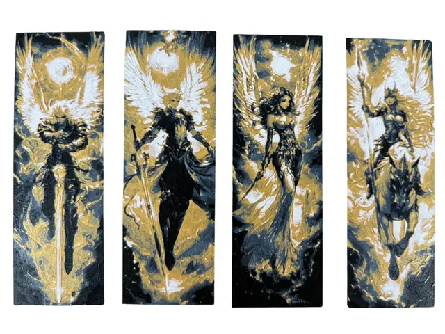 HueForge model: Battle Angel Bookmark Collection by Canadian Gamer