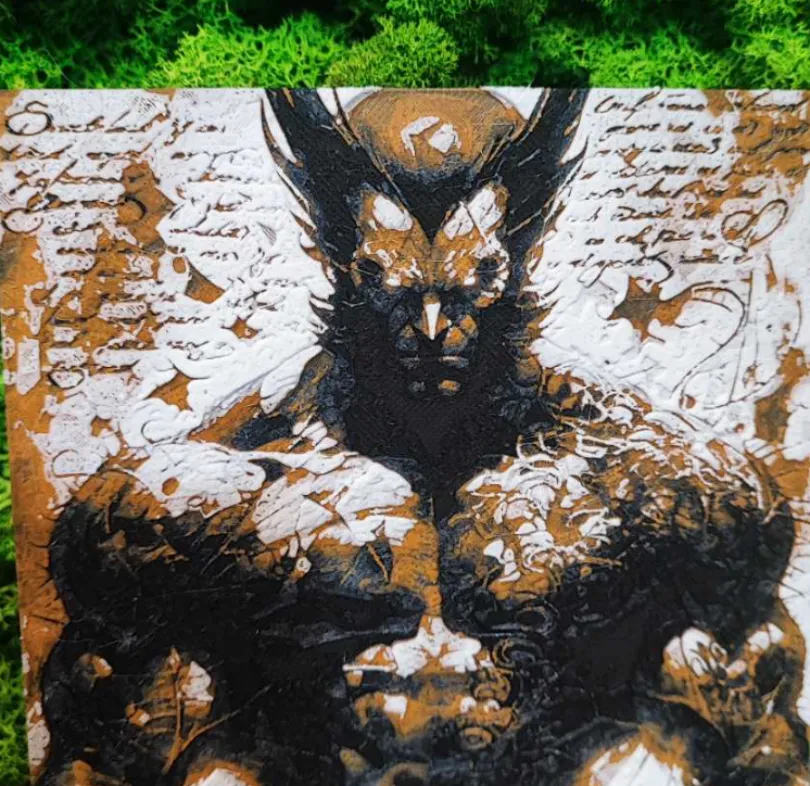 Wolverine by Garuda3D HueForge model: Wolverine by Garuda3D