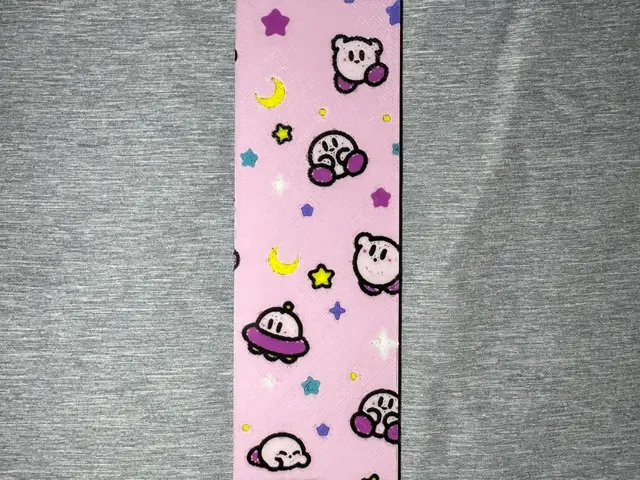 HueForge model: Kirby Bookmark - Flatforge by Hey Ben