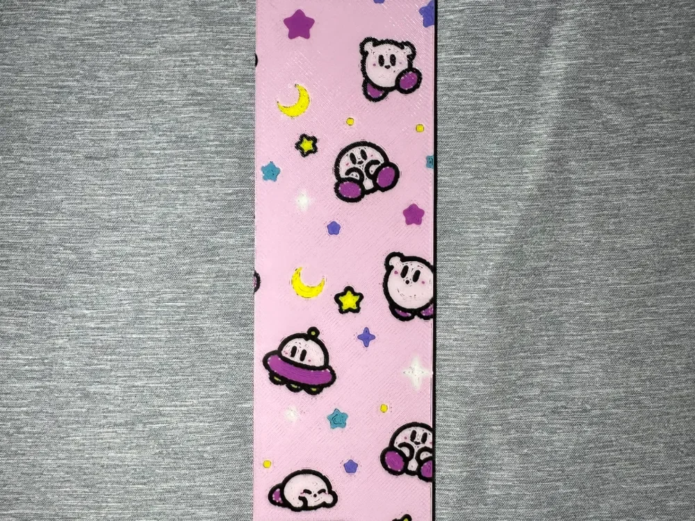 Kirby Bookmark - Flatforge by Hey Ben HueForge model: Kirby Bookmark - Flatforge by Hey Ben