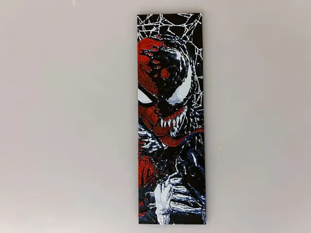 HueForge model: Spider-Man and Venom Symbiote - Bookmark by 3djd