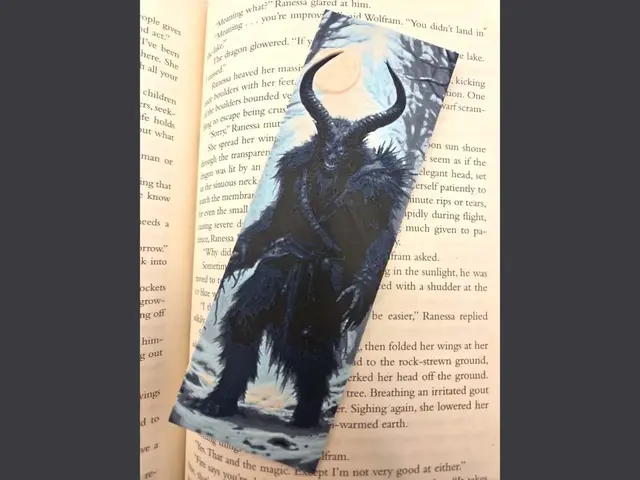 HueForge model: Krampus 50x150mm Bookmark by MythicHue's