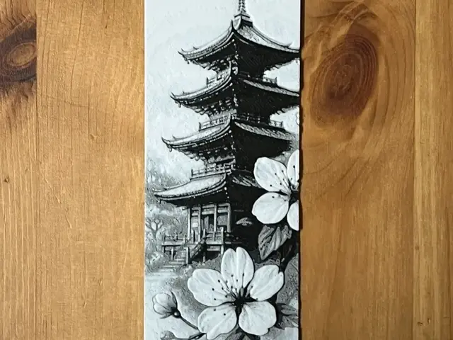 HueForge model: Japan bookmark by Morganja