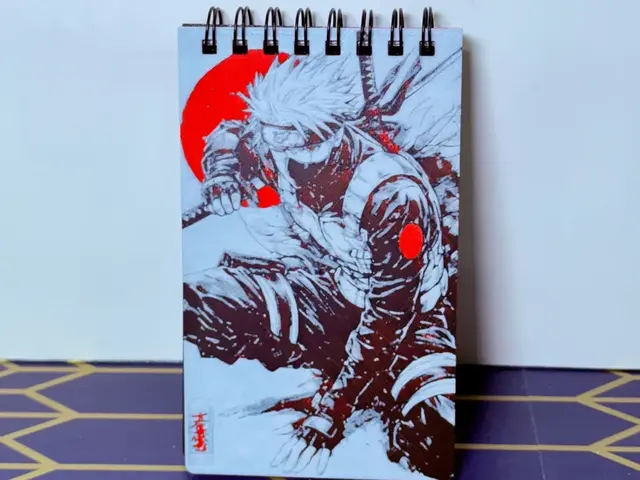 HueForge model: Kakashi Small Hueforge Notepad Cover - Naruto by Layered Visions