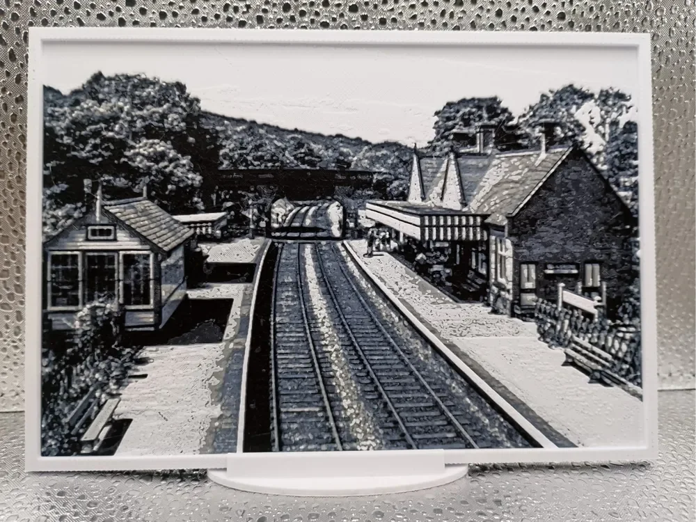 Weybourne Station Hueforge by Borishotch Industries HueForge model: Weybourne Station Hueforge by Borishotch Industries