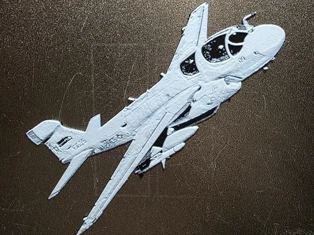 HueForge model: Marines EA6B Prowler Hueforge Bookmarks No AMS by AirMechDesigns