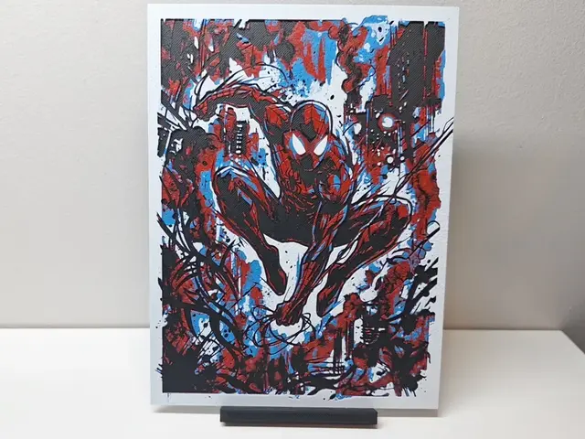 HueForge model: Spiderman Web Sling - Hueforge by LED