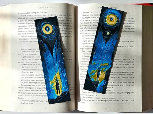 HueForge model: Astral Gaze - Futuristic Bookmarks Set (Part 2) by C3D