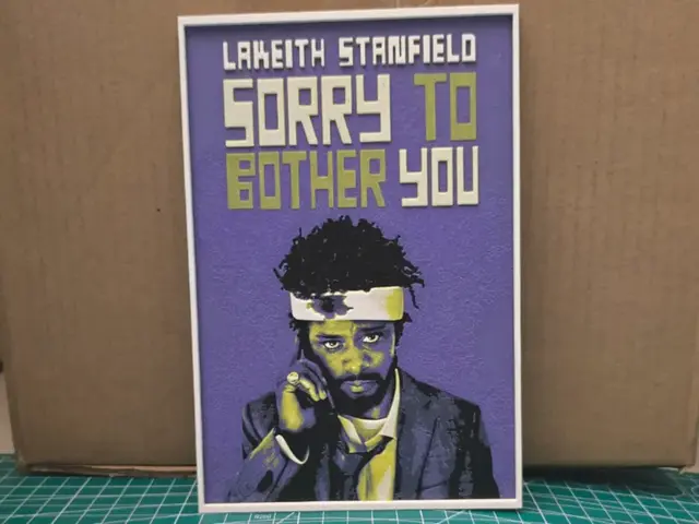 HueForge model: Sorry to Bother You Movie Poster - Hueforge Art by Lumpy3D