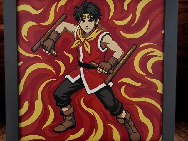 HueForge model: Riou - Suikoden 2 by Side Quest Hues