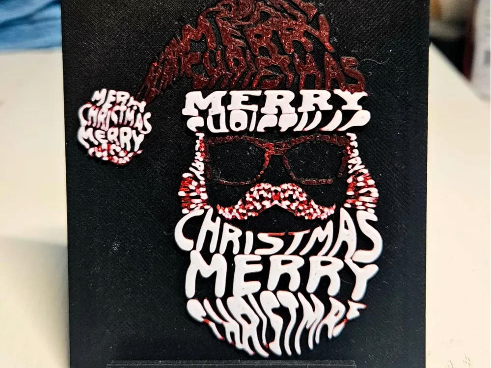 Christmas Santa Claus letters by Mano's 3d_Art HueForge model: Christmas Santa Claus letters by Mano's 3d_Art