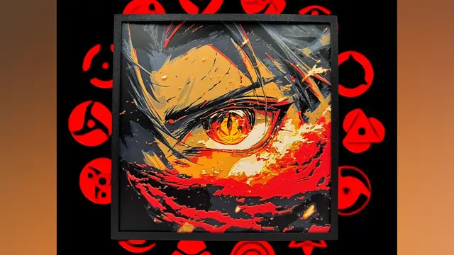 HueForge model: The Sharingan - Naruto Hueforge by Canadian Gamer