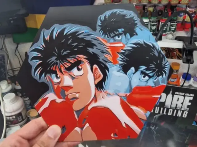 HueForge model: Hajime No Ippo Hueforge - Ippo Dempsey Roll by Dakiren