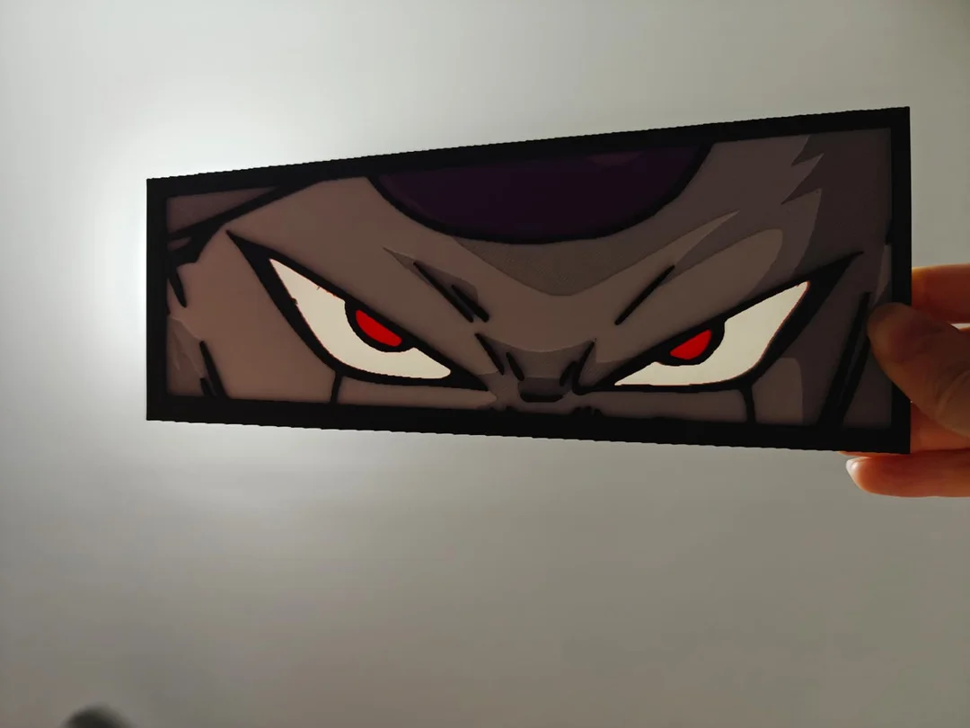 Frieza / Through The Eyes Series by TheHueforgeLady HueForge model: Frieza / Through The Eyes Series by TheHueforgeLady
