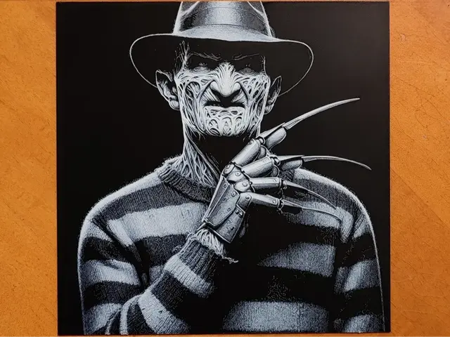 HueForge model: How Sweet… Fresh Meat - Freddy Krueger - Hueforge by Sarge
