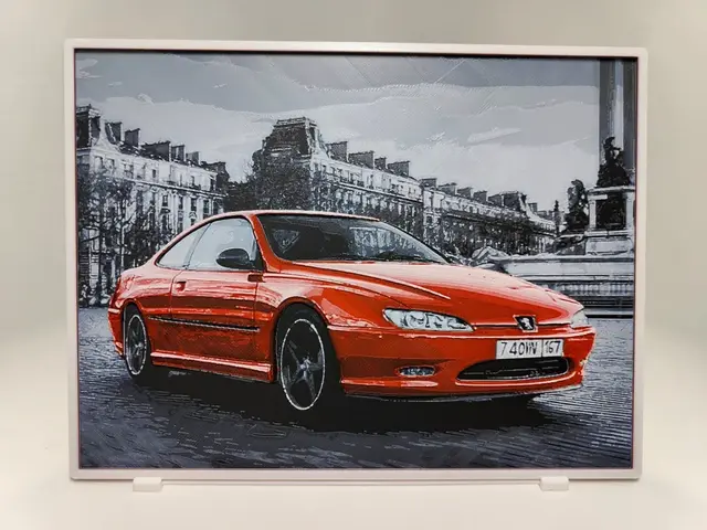 HueForge model: Peugeot 406 Coupe - Hueforge by BeaN
